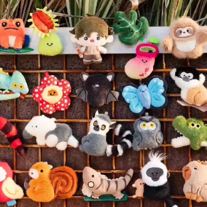 [BUNJANG] Jungle Tropical Rainforest Animal Magnet Keyring / 하찮은 정글 열대우림 동물 마그넷 자석 키링