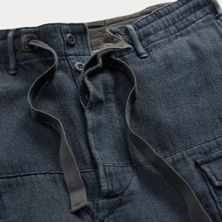 [BUNJANG] RRL Indigo Cargo Jogger Pants 33x32 / 더블알엘 인디고 카고 조거 팬츠 33x32