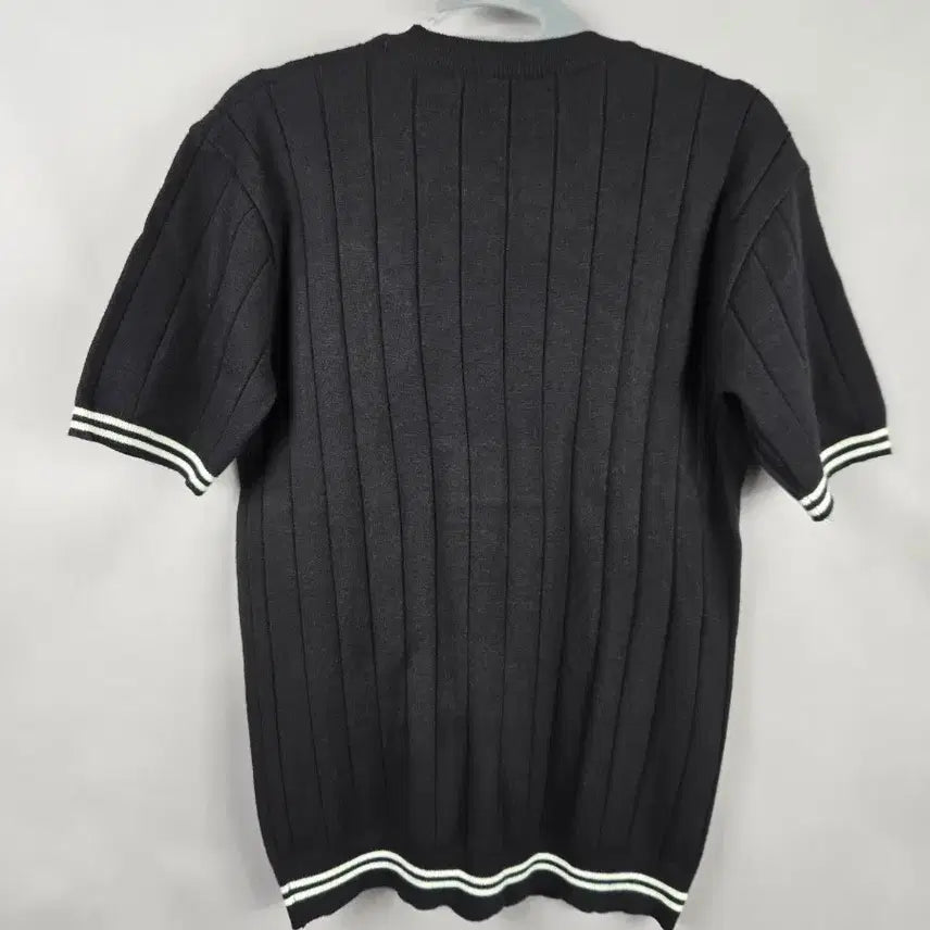 [BUNJANG] LIBERTA Muscle Fit Short Sleeve Knit Black / [무료배송]리베르타 L 남성 머슬핏 반팔 니트 블랙