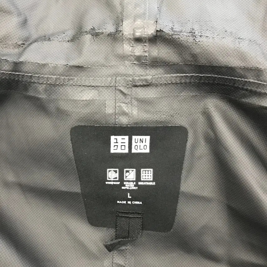 [BUNJANG] Uniqlo Blocktech Fishtail Parka Black [L] / 유니클로 블록테크 피쉬테일 파카 블랙 [L]