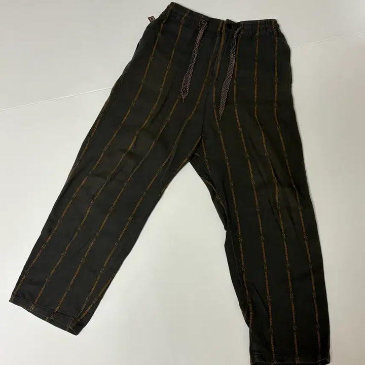 [SOLD OUT] 캐피탈 Linen Siamese Stripe Easy Pants