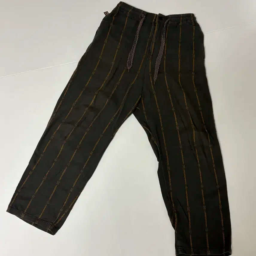 [SOLD OUT] 캐피탈 Linen Siamese Stripe Easy Pants