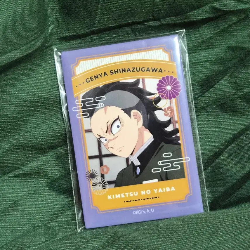 [BUNJANG] Demon Slayer Genya Can Badge / 귀멸의칼날 겐야 캔뱃지