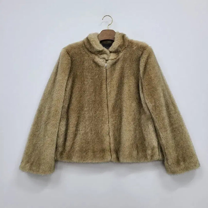 [BUNJANG] ZARA Alice Faux Fur Jacket / 자라 브라운 인조 페이크퍼 자켓/M/앨리스/480