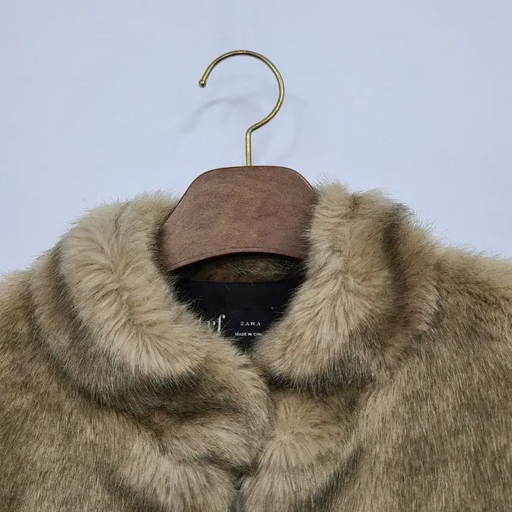 [BUNJANG] ZARA Alice Faux Fur Jacket / 자라 브라운 인조 페이크퍼 자켓/M/앨리스/480