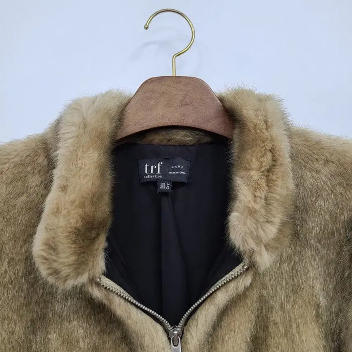 [BUNJANG] ZARA Alice Faux Fur Jacket / 자라 브라운 인조 페이크퍼 자켓/M/앨리스/480