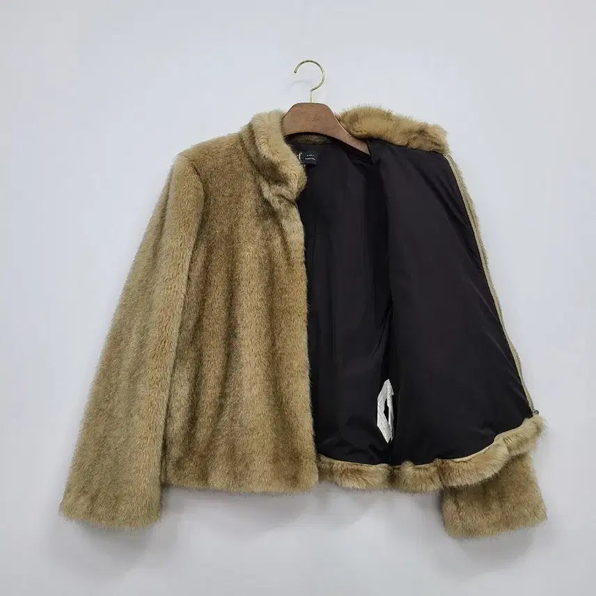 [BUNJANG] ZARA Alice Faux Fur Jacket / 자라 브라운 인조 페이크퍼 자켓/M/앨리스/480