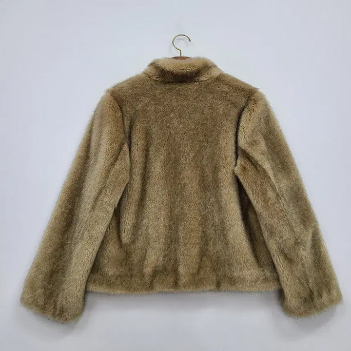 [BUNJANG] ZARA Alice Faux Fur Jacket / 자라 브라운 인조 페이크퍼 자켓/M/앨리스/480