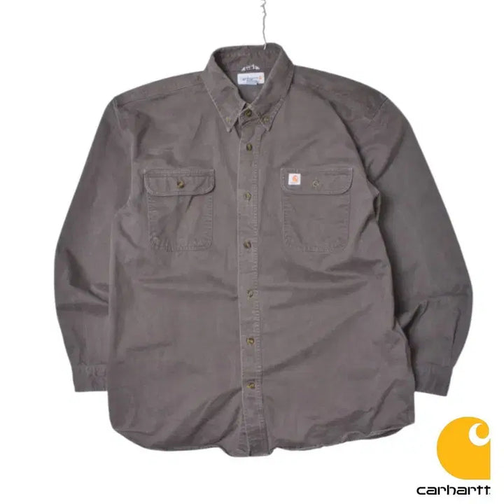 [BUNJANG] Carhartt Moleskin Work Shirt XL / 칼하트 몰스킨 워크 셔츠 남방 XL N1314