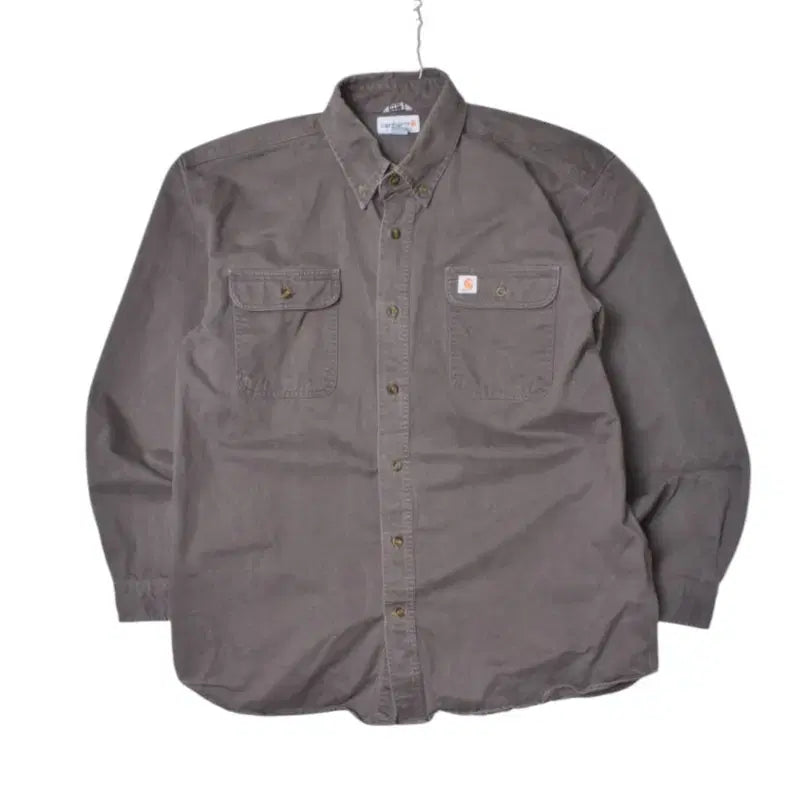 [BUNJANG] Carhartt Moleskin Work Shirt XL / 칼하트 몰스킨 워크 셔츠 남방 XL N1314