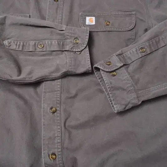 [BUNJANG] Carhartt Moleskin Work Shirt XL / 칼하트 몰스킨 워크 셔츠 남방 XL N1314