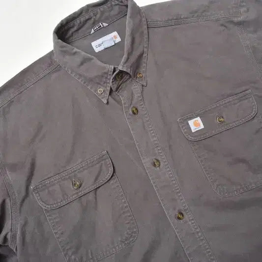 [BUNJANG] Carhartt Moleskin Work Shirt XL / 칼하트 몰스킨 워크 셔츠 남방 XL N1314