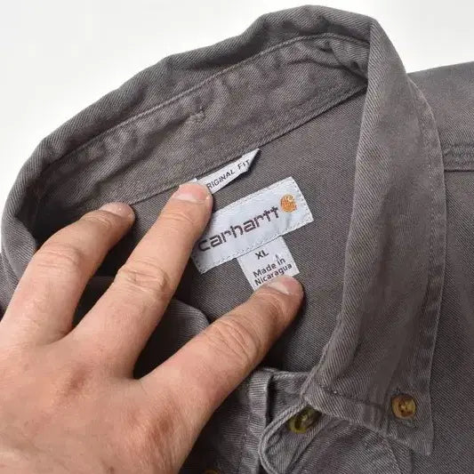 [BUNJANG] Carhartt Moleskin Work Shirt XL / 칼하트 몰스킨 워크 셔츠 남방 XL N1314