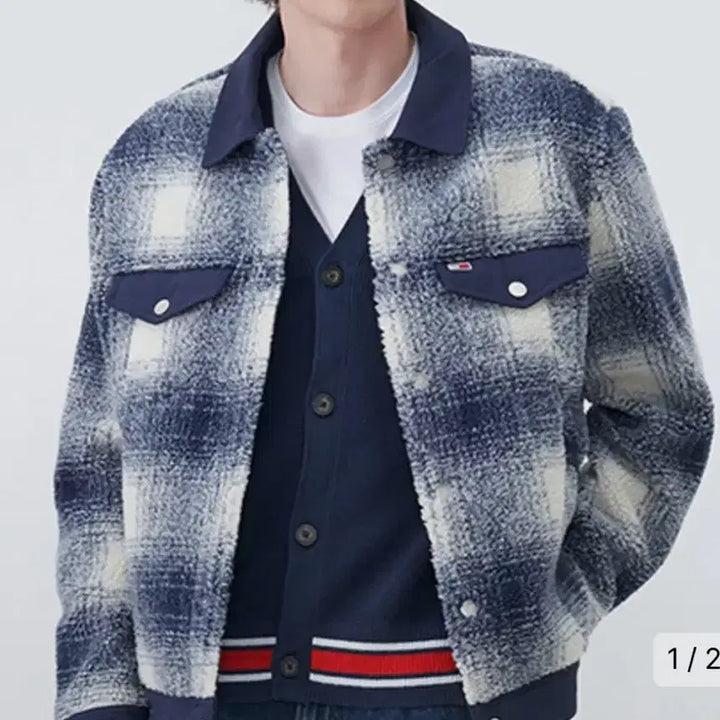 [BUNJANG] Tommy Hilfiger Sherpa Trucker Jacket / 타미 셰르파 트러커 자켓