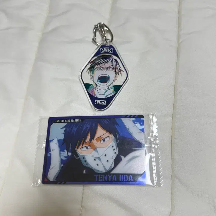 [BUNJANG] My Hero Academia Iida Tenya Keyring and Card Set / 나의히어로아카데미아 이이다 키링, 카드