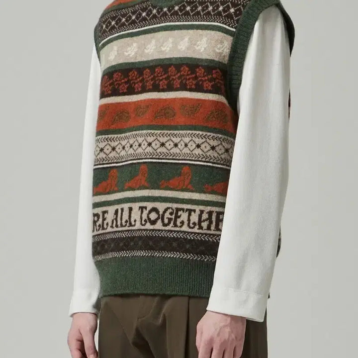 [BUNJANG] Customellow Wool Knit Vest / 커스텀멜로우. 울 니트 베스트 95사이즈