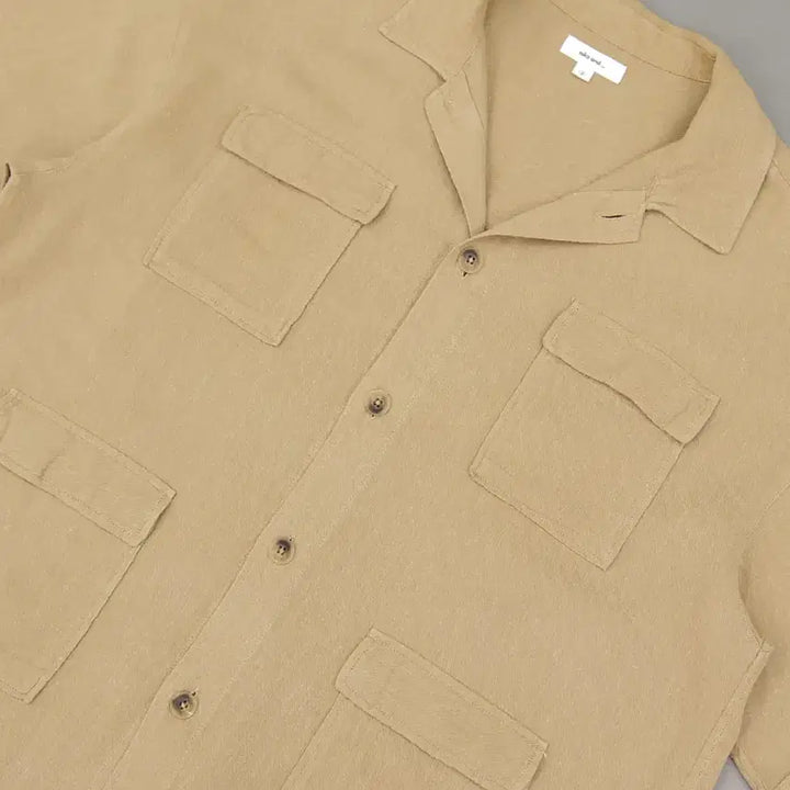 [BUNJANG] Niko And Cotton &amp; Linen Blend BDU Short Sleeve Shirt Jacket / Niko And 니코앤드 코튼&amp;린넨블렌드 BDU 반팔 셔츠자켓3 ~105