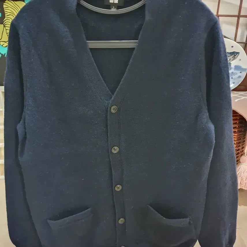 [BUNJANG] Uniqlo Wool Cardigan / 유니클로 울가디건 L(실제 S)