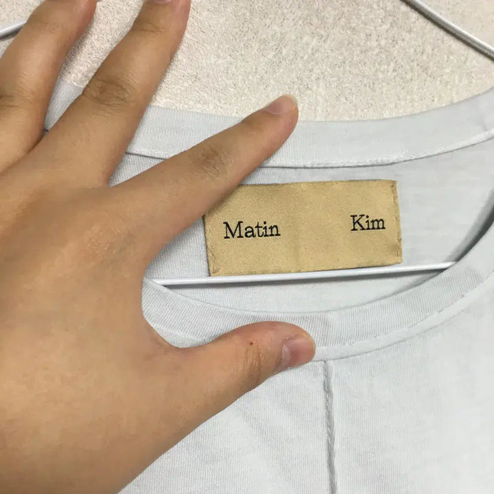 [SOLD OUT] 마땡킴 핀턱 크롭 반팔 티셔츠 F