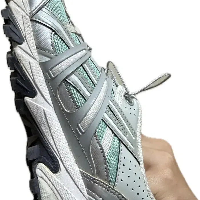 [BUNJANG] Asics x Matin Kim Oasis Green Pure Silver Sneakers / (W285) 아식스 x 마뗑킴 오아시스 그린 퓨어 실버