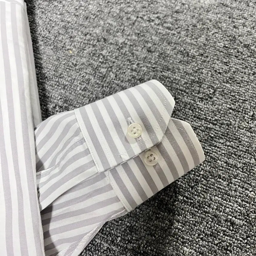 [BUNJANG] Custom Striped Dress Shirt / 남자 스트라이프 맞춤셔츠 100