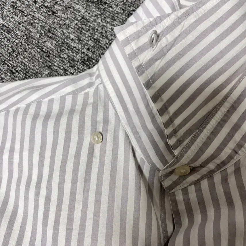 [BUNJANG] Custom Striped Dress Shirt / 남자 스트라이프 맞춤셔츠 100