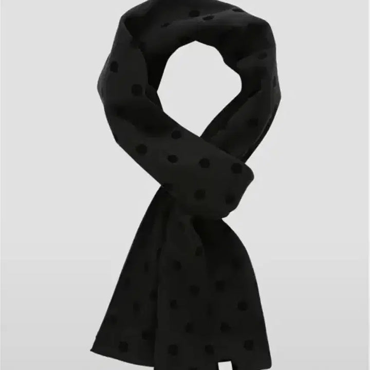 [BUNJANG] Kimauira Dot Muffler Black / 키마우라 도트 머플러 목도리 블랙