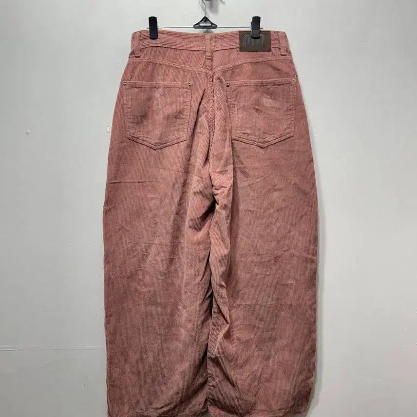 [BUNJANG] OOT Corduroy Wide Pants Pink Pants S / OOT 코듀로이 와이드 팬츠 핑크 팬츠 S