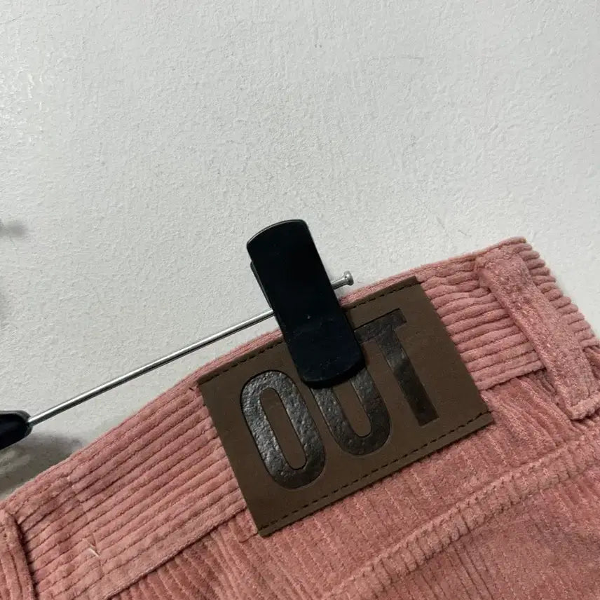 [BUNJANG] OOT Corduroy Wide Pants Pink Pants S / OOT 코듀로이 와이드 팬츠 핑크 팬츠 S