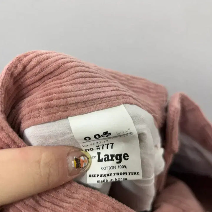 [BUNJANG] OOT Corduroy Wide Pants Pink Pants S / OOT 코듀로이 와이드 팬츠 핑크 팬츠 S