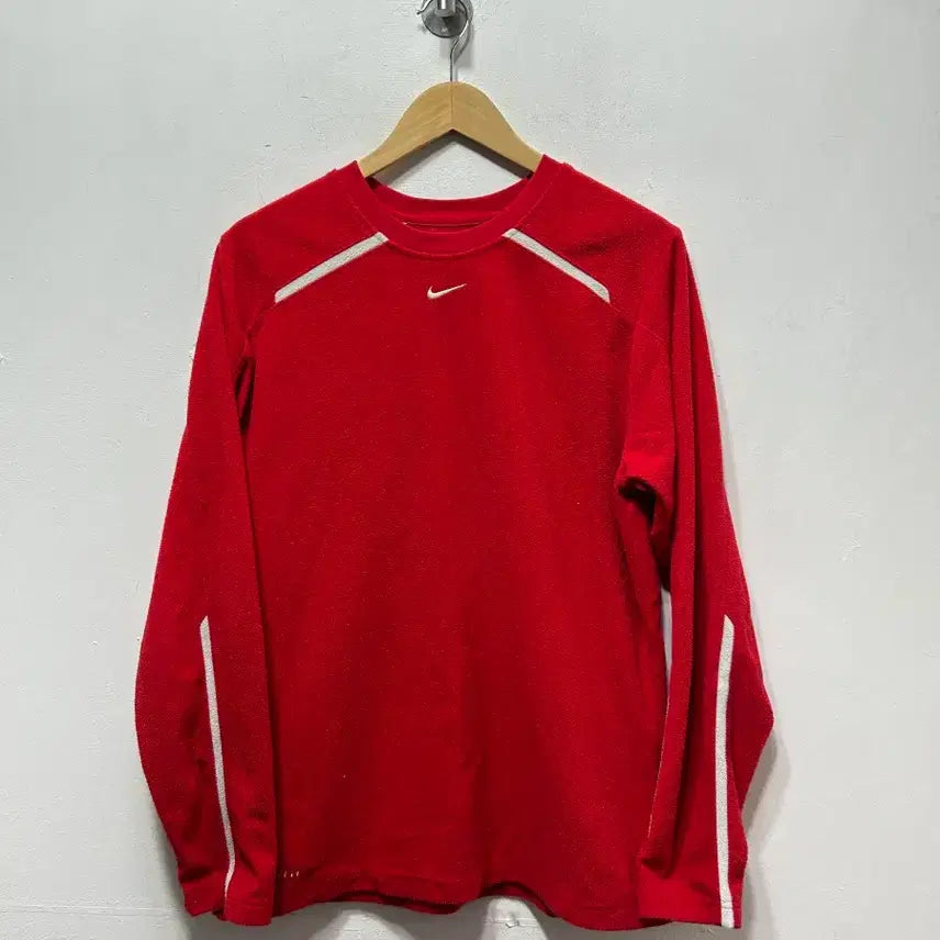 [BUNJANG] Nike Red Long Sleeve T-Shirt M / 나이키 레드 긴팔 티셔츠 M