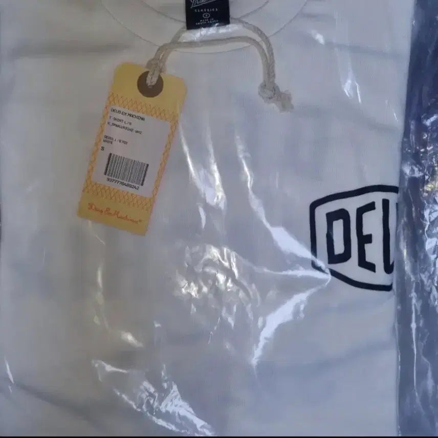 [SOLD OUT] 데우스 롱슬리브 화이트/블랙 S