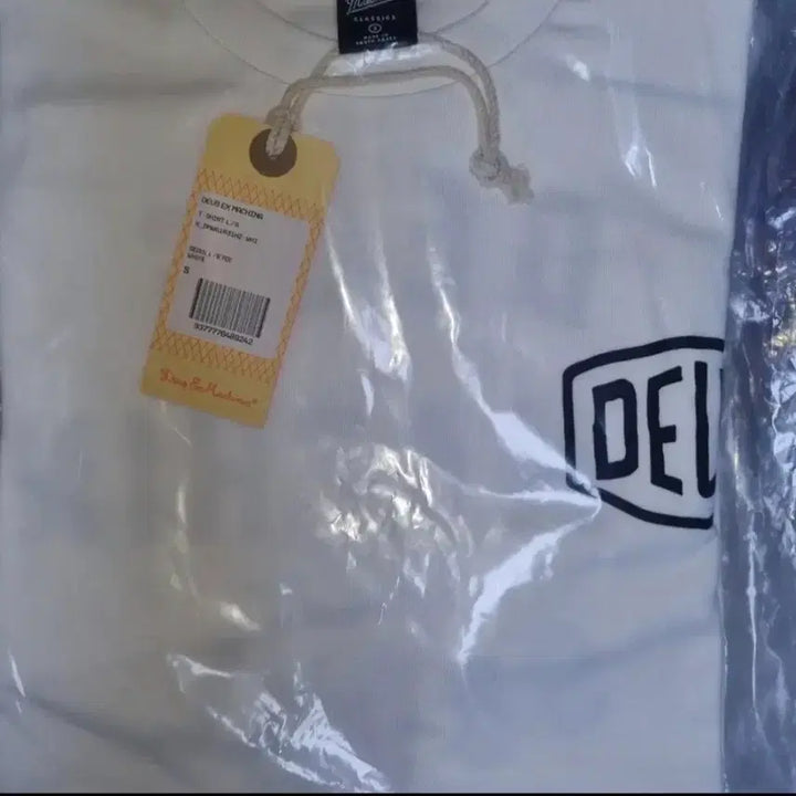 [SOLD OUT] 데우스 롱슬리브 화이트/블랙 S