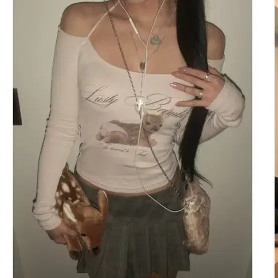 [BUNJANG] Angel Number 555 Varsity Pleated Skirt / 엔젤넘버555 바시티 플리츠 스커트