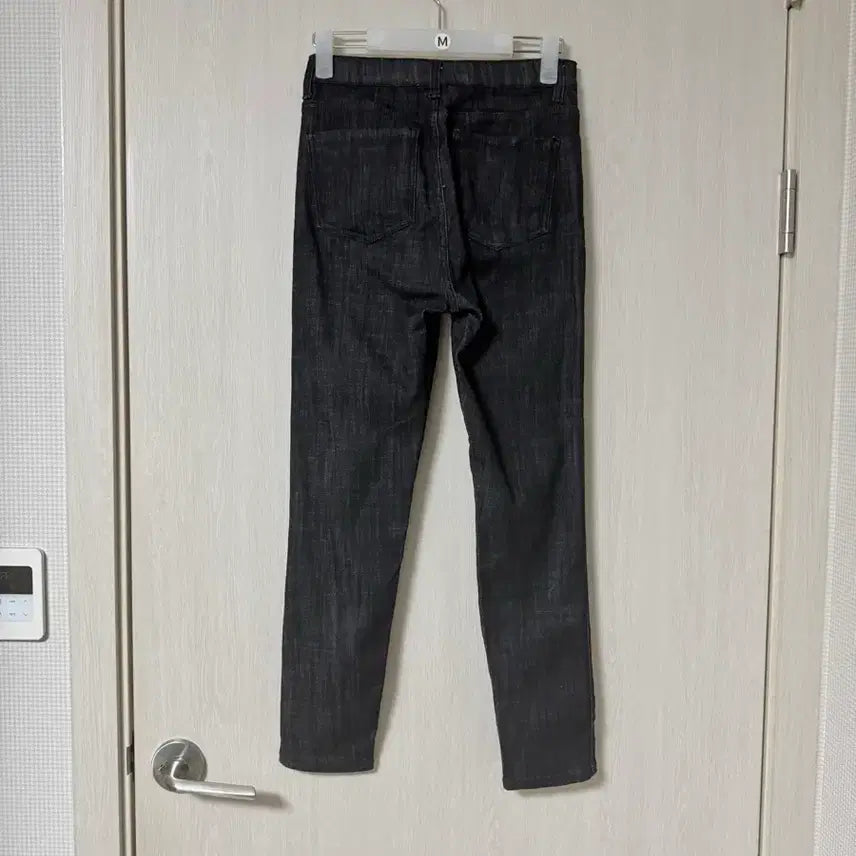 [BUNJANG] Reine Black Denim Slim Straight Jeans / 렌느 reine 흑청 슬림 일자 데님 / M