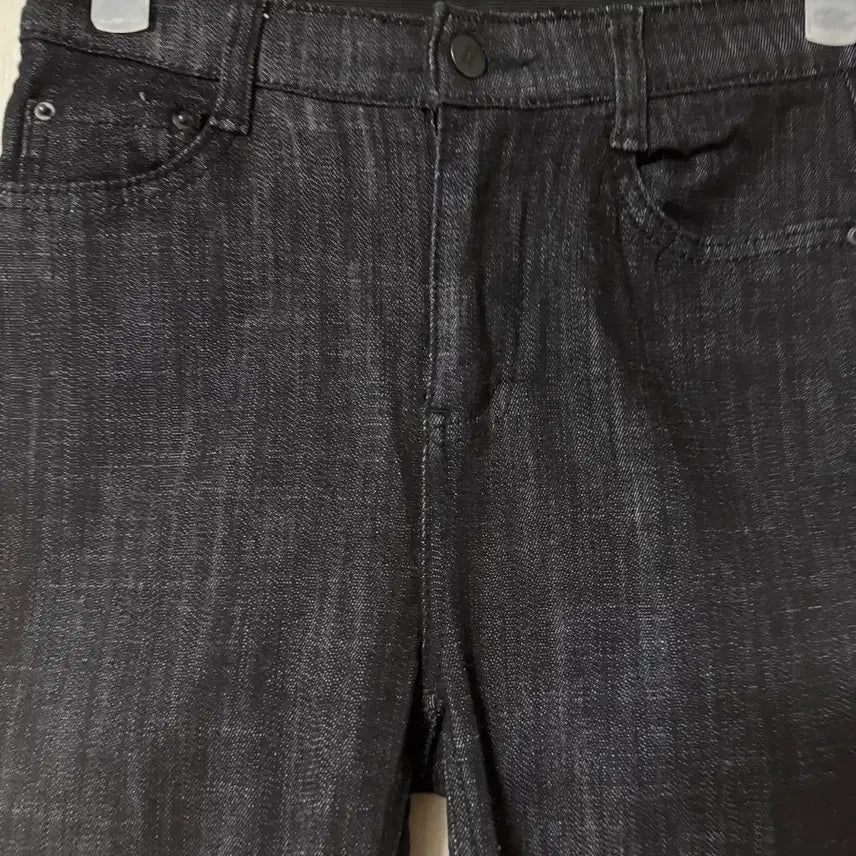 [BUNJANG] Reine Black Denim Slim Straight Jeans / 렌느 reine 흑청 슬림 일자 데님 / M