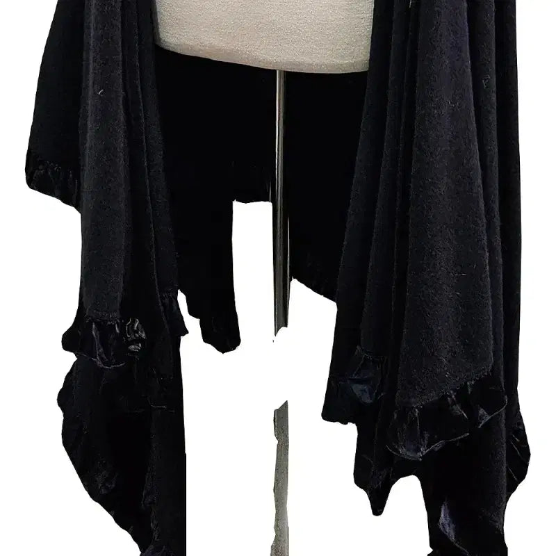 [BUNJANG] Angora Wool Blend Lace Hem Cardigan / 앙고라 숄 가디건 여 F J3232