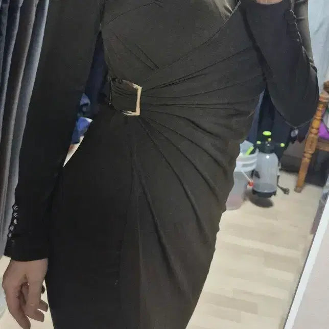 [BUNJANG] Morris Coming Wrap Mini Dress / 모리스커밍 랩원피스/  신축성있음