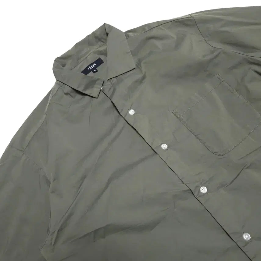 [BUNJANG] Beams Heart Technical Shirt Khaki / 빔즈 하트 포켓 테크니컬 셔츠 카키
