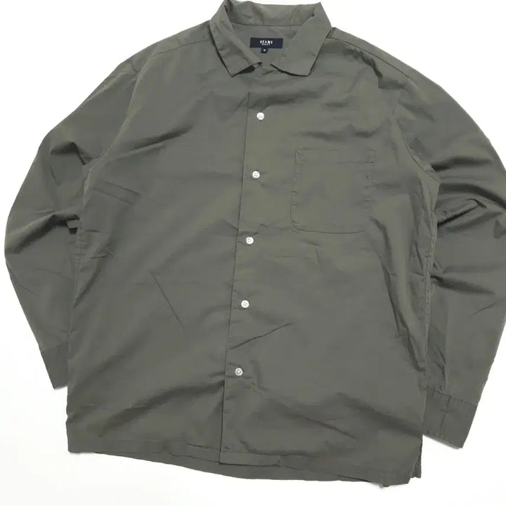[BUNJANG] Beams Heart Technical Shirt Khaki / 빔즈 하트 포켓 테크니컬 셔츠 카키