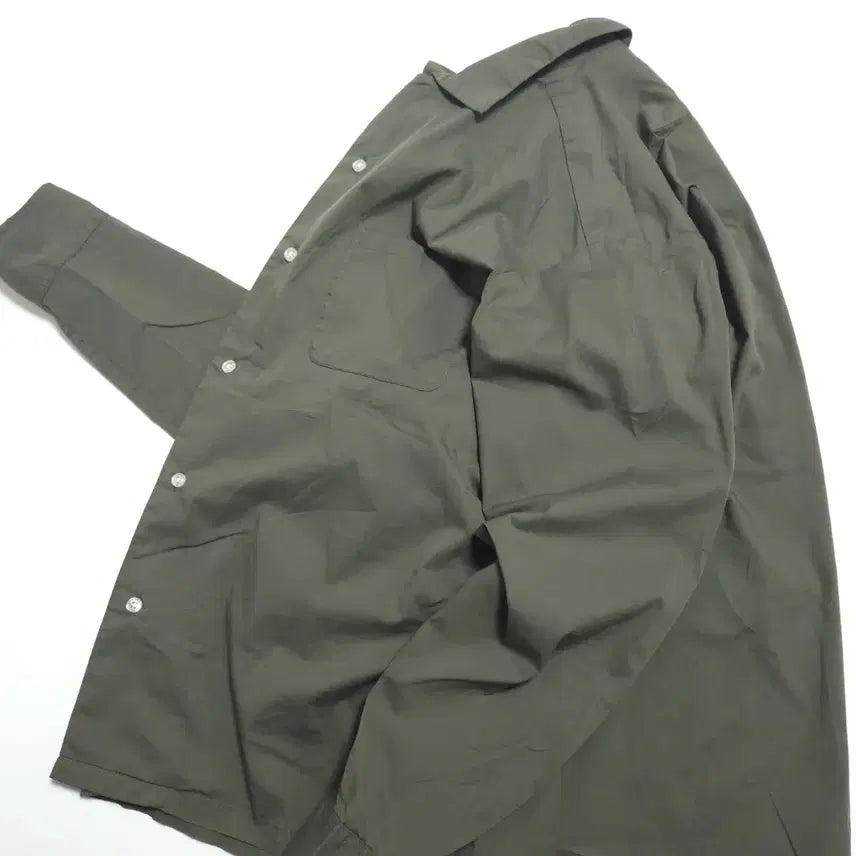 [BUNJANG] Beams Heart Technical Shirt Khaki / 빔즈 하트 포켓 테크니컬 셔츠 카키