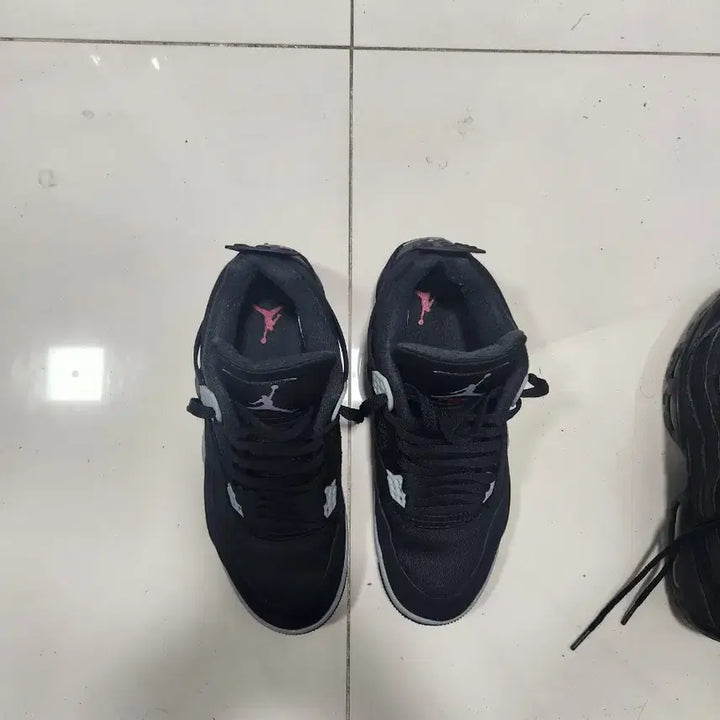 [BUNJANG] Nike Air Jordan 4 Retro SE Black and Light Steel (280) Sneakers / 조던 4 레트로 SE 블랙 앤 라이트 스틸(280)새상품급