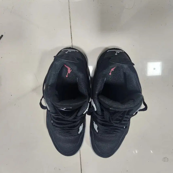 [BUNJANG] Nike Air Jordan 4 Retro SE Black and Light Steel (280) Sneakers / 조던 4 레트로 SE 블랙 앤 라이트 스틸(280)새상품급