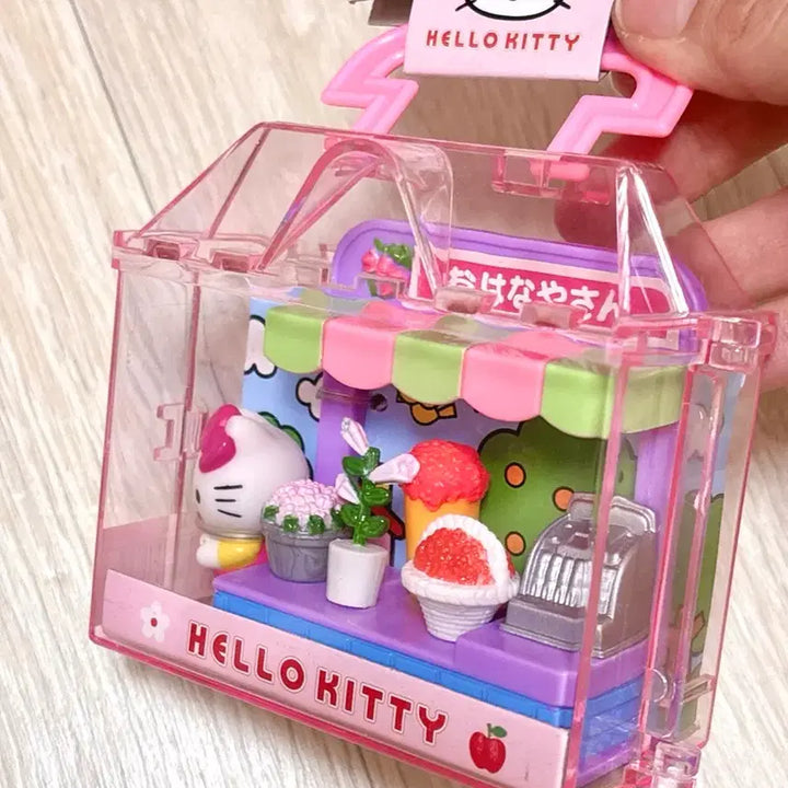 [BUNJANG] Hello Kitty Miniature Flower Shop Set / 고전키티 일본 키티 미니어처 오미세야산 시리즈 꽃집