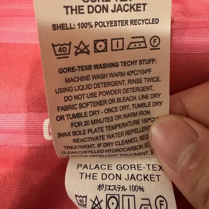 [BUNJANG] Palace Gore-Tex The Don Jacket Black - 21FW / 팔라스 고어텍스 더 돈 자켓 블랙 - 21FW