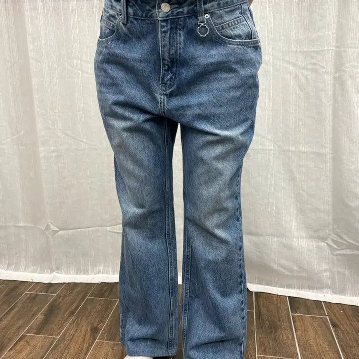 [BUNJANG] COVERNAT Cloverheart Straight Denim Pants / 커버낫 클로버하트 스트레이트 데님 팬츠