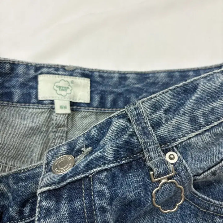 [BUNJANG] COVERNAT Cloverheart Straight Denim Pants / 커버낫 클로버하트 스트레이트 데님 팬츠
