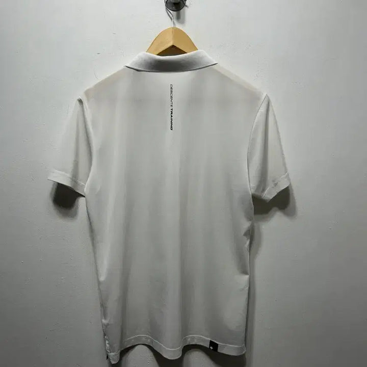 [BUNJANG] Descente White Polo Shirt / 데상트 화이트 반팔 폴로 티셔츠 M