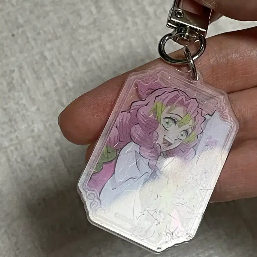 [BUNJANG] Demon Slayer Kanroji Mitsuri Acrylic Keyring / 귀멸의칼날 팝업 연주 칸로지 미츠리 아크릴 키링