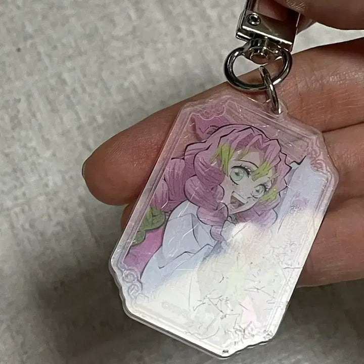[BUNJANG] Demon Slayer Kanroji Mitsuri Acrylic Keyring / 귀멸의칼날 팝업 연주 칸로지 미츠리 아크릴 키링